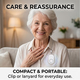 Pager Call Button Wireless 2V1 Long-Distance 433mhz Remote Control High Volume Light Home Nursing Home Wiring Free SOS Emergency