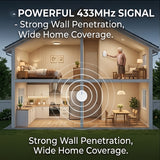 Pager Call Button Wireless 1V1 Long-Distance 433mhz Remote Control High Volume Light Home Nursing Home Wiring Free SOS Emergency