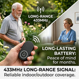 Pager Call Button Wireless 2V1 Long-Distance 433mhz High Volume Light Home Nursing Home Wiring Free SOS Emergency