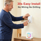 Doorbell Self-powered Wireless 1V1 Home Nursing Home Water-Proof Long-Distance Remote Control  No Camera No Battery Free Wiring Free Plug-In