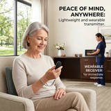 Pager Call Button Wireless 1V2 Long-Distance 433mhz High Volume Light Home Nursing Home Wiring Free SOS Emergency
