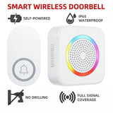 Doorbell Self-powered Wireless 1V2 Home Nursing Home Water-Proof Long-Distance Remote Control  No Camera No Battery Free Wiring Free Plug-In
